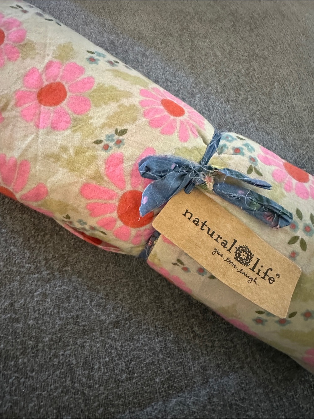 Natural Life full fitted sheet 
Floral with Pink and Cream